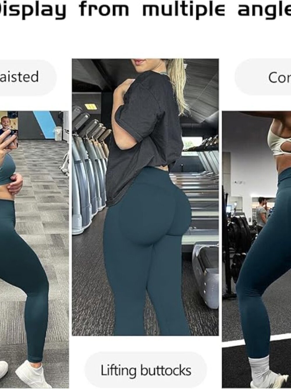 JGS1996 Hidden Scrunch Butt Lifting Leggings